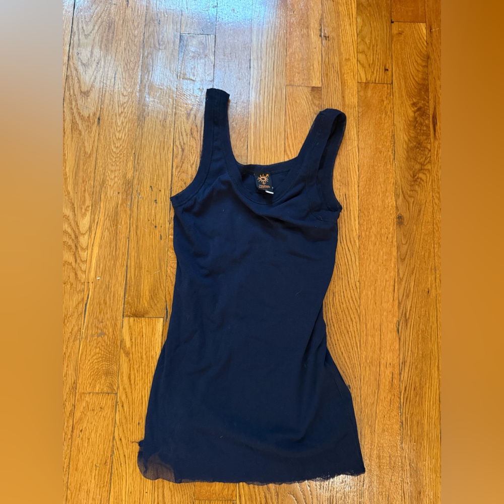 Navy Blue Tank Top